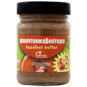 Φουντουκοβούτυρο 100% 250gr, ola bio