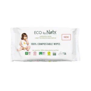 Μωρομάντηλα (χωρίς άρωμα) 56τμχ, ECO by Naty