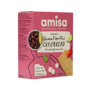 Κράκερς με Κινόα organic 100gr, Amisa